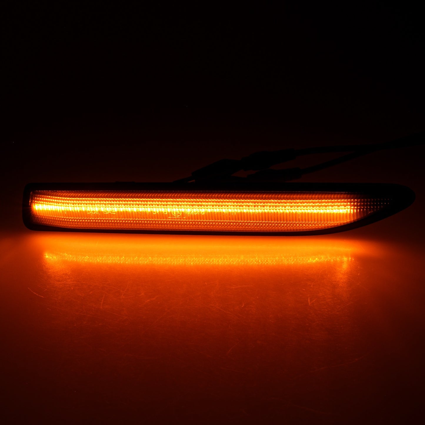 BRANDT Seitenblinker Set LED Kotflügel Blinker + Kabel Schwarz passend für Ford Mondeo IV Schrägheck Limousine Turnier BA7 07-15 Blinkleuchten