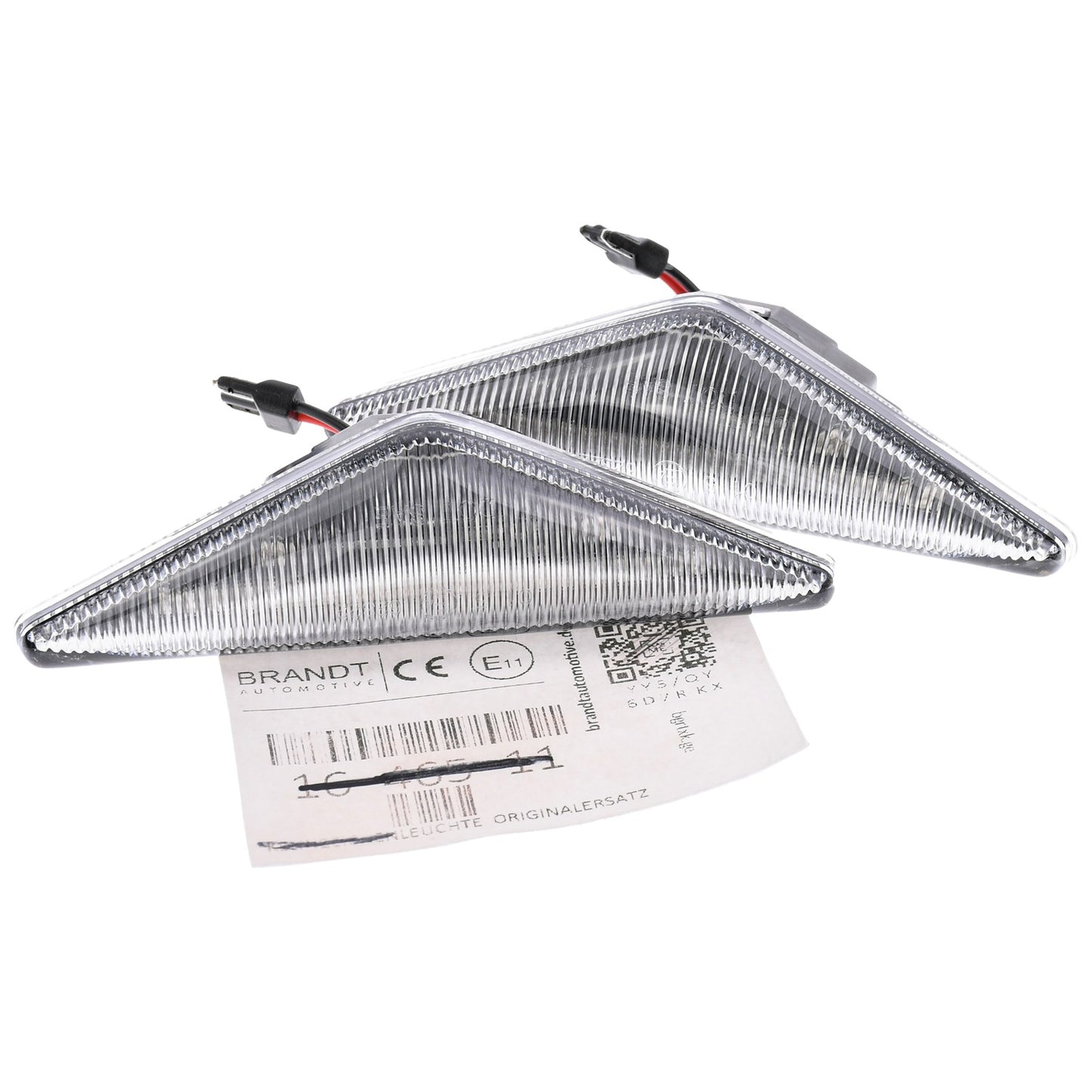 BRANDT Seitenblinker Set LED Kotflügel Blinker + Kabel Weiss passend für Focus I C170 Limousine Turnier Mondeo III B5Y B4Y BWY 98-05 Fließheck Blinkleuchten
