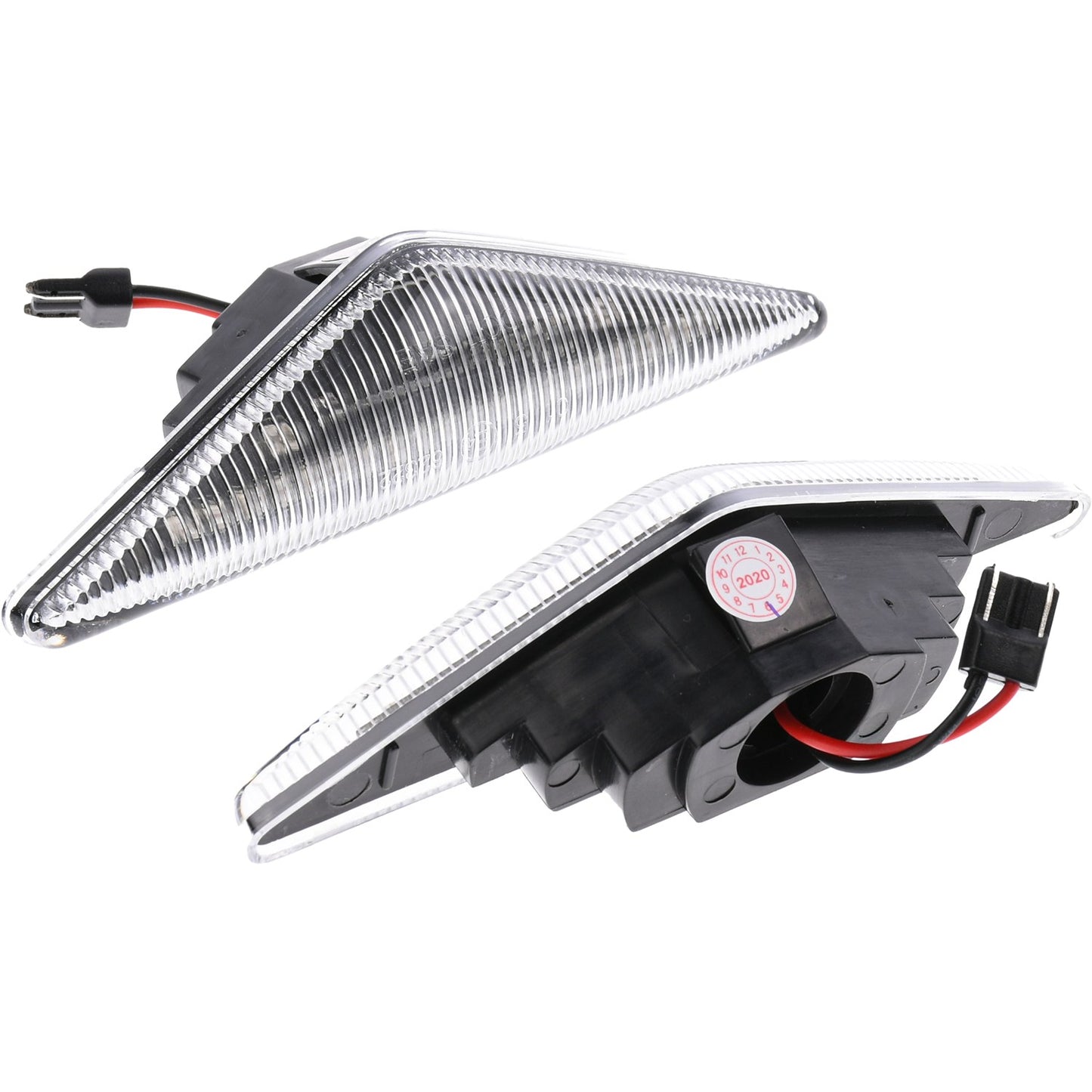 BRANDT Seitenblinker Set LED Kotflügel Blinker + Kabel Weiss passend für Focus I C170 Limousine Turnier Mondeo III B5Y B4Y BWY 98-05 Fließheck Blinkleuchten