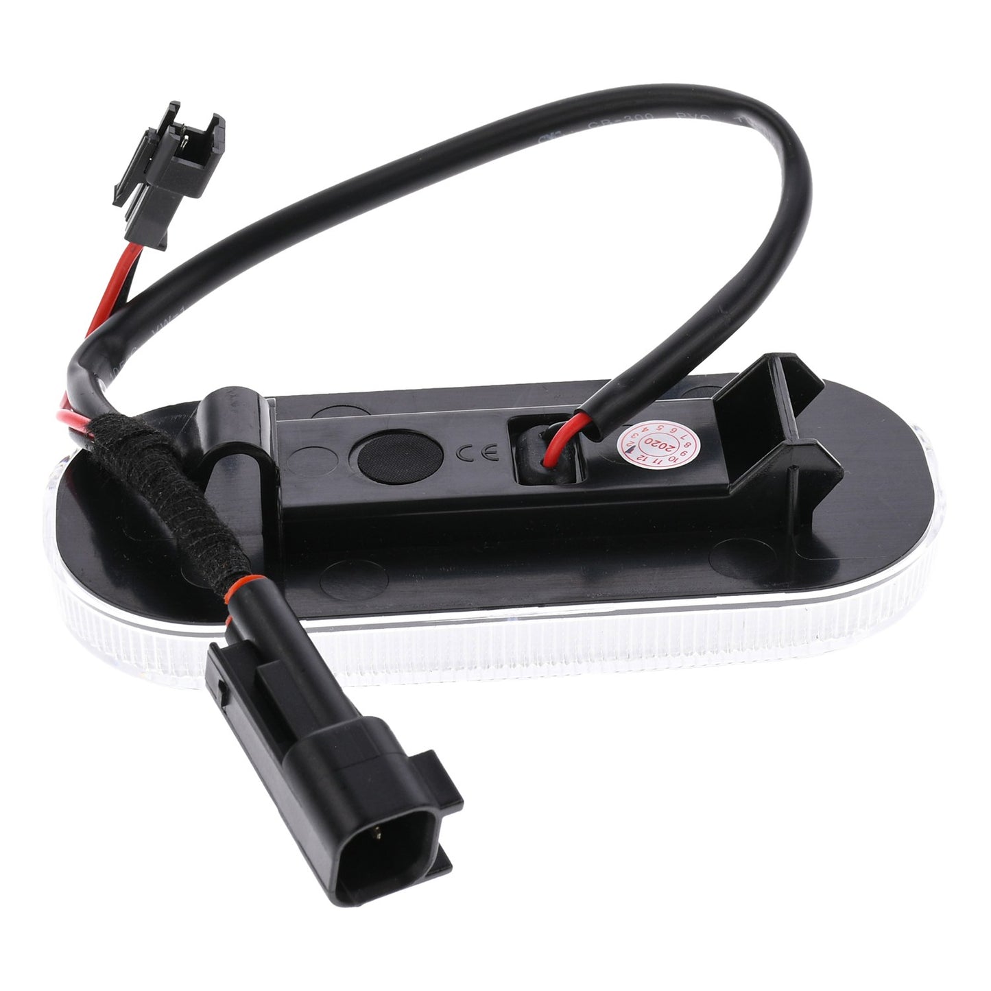 BRANDT Seitenblinker Set LED Seitenmarkierungsleuchte Blinker + Kabel + Widerstände Weiss passend für Ford Transit MK8 VIII V363 14-25 Blinkleuchten
