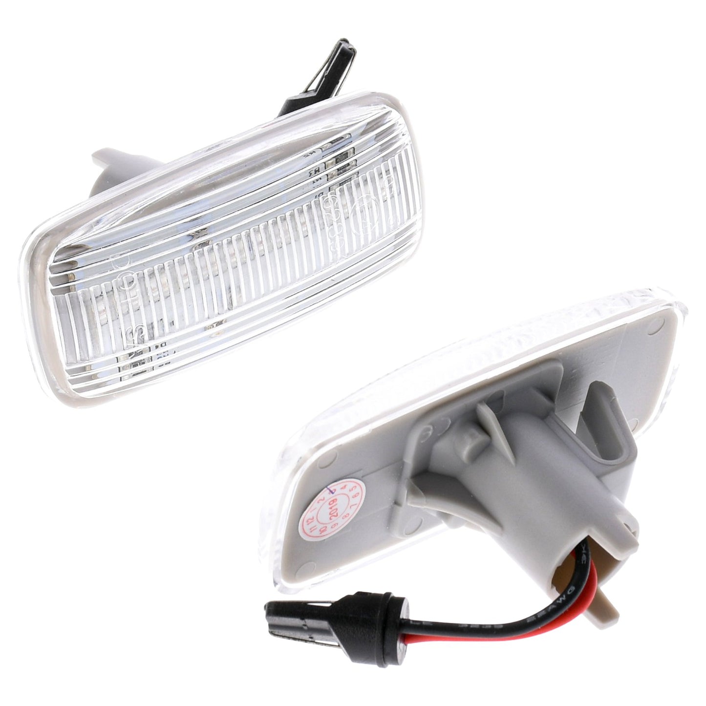 BRANDT Seitenblinker Set LED Kotflügel Blinker + Kabel Weiss passend für Audi A2 Allroad C5 4B A3 S3 8L A4 B5 S4 RS4 8D TT 8N A6 S6 C5 RS6 4B A8 S8 D2 Blinkleuchten