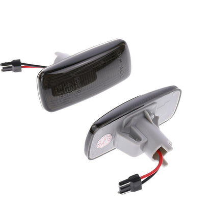 BRANDT Seitenblinker Set LED Kotflügel Blinker + Kabel Schwarz passend für Audi A2 Allroad C5 4B A3 S3 8L A4 B5 S4 RS4 8D TT 8N A6 S6 C5 RS6 4B A8 S8 D2 Blinkleuchten
