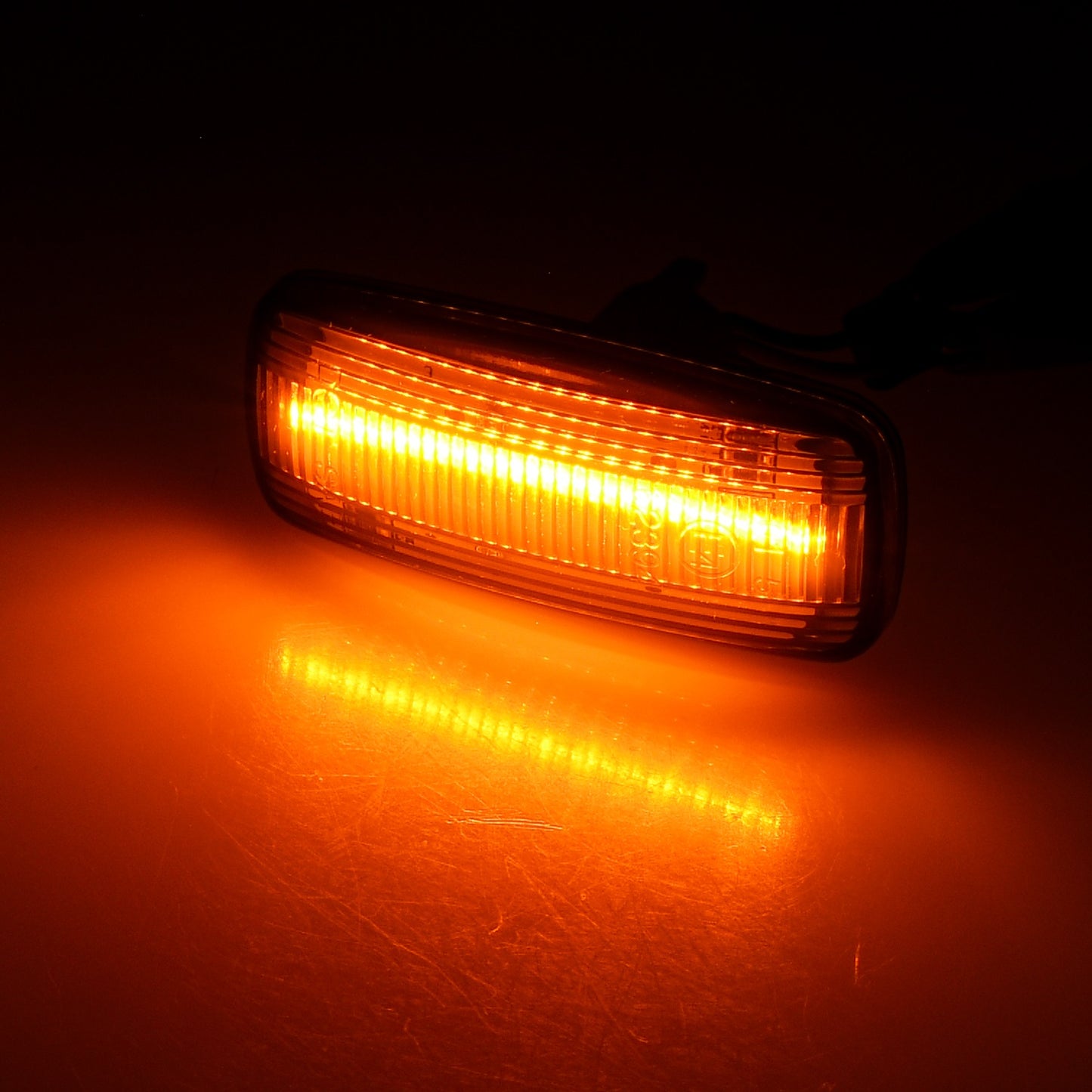 BRANDT Seitenblinker Set LED Kotflügel Blinker + Kabel Schwarz passend für Audi A2 Allroad C5 4B A3 S3 8L A4 B5 S4 RS4 8D TT 8N A6 S6 C5 RS6 4B A8 S8 D2 Blinkleuchten