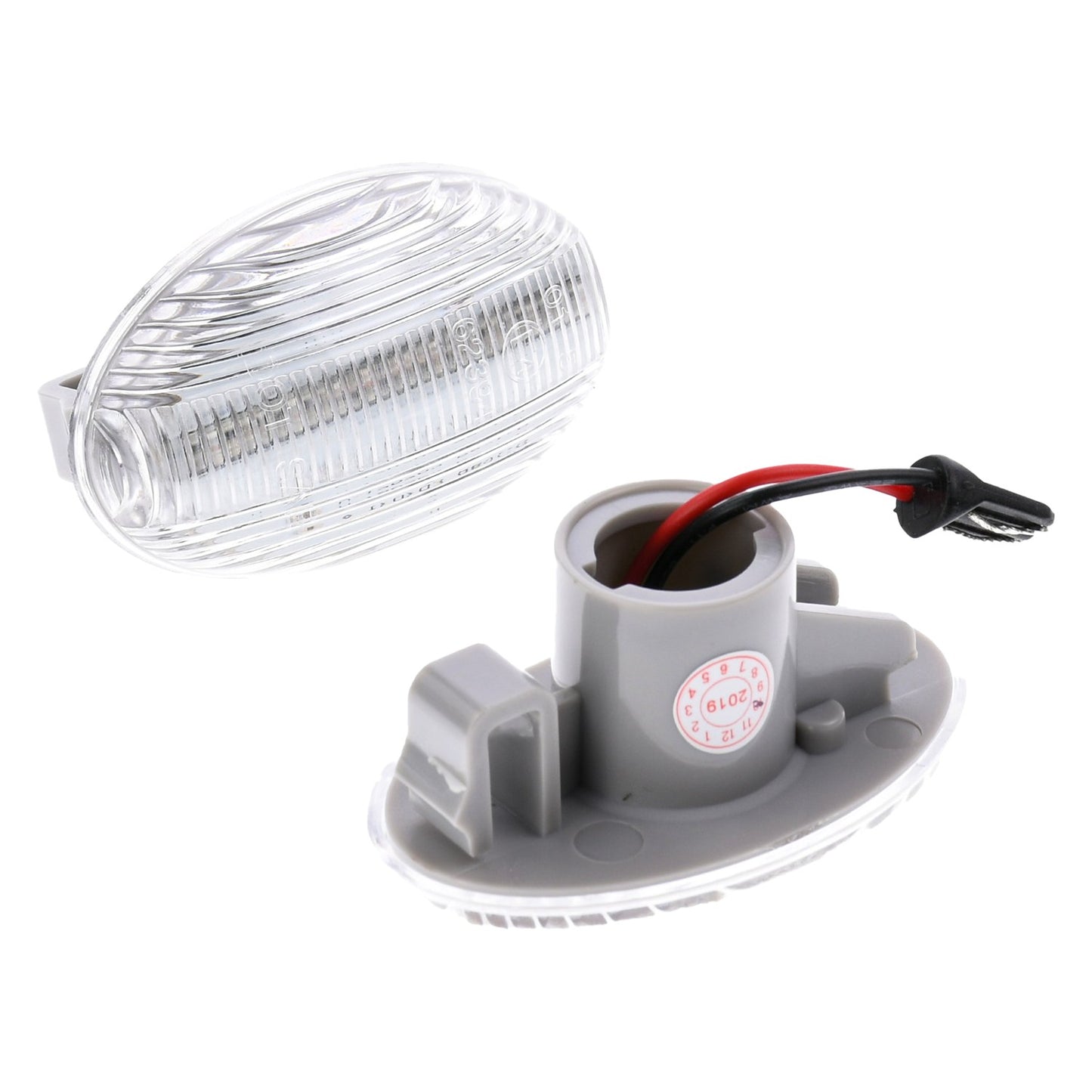 BRANDT Seitenblinker Set LED Kotflügel Blinker + Kabel Weiss passend für Mercedes Benz A-Klasse W168 V168 Citan W415 Vito Viano W639 V639 W447 V447 Smart Fortwo 450 Roadster 452 Blinkleuchten