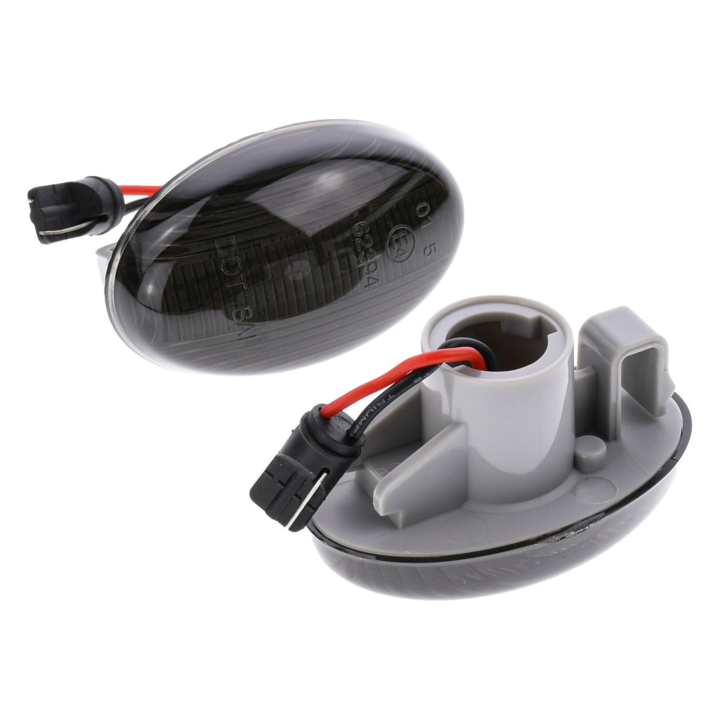 BRANDT Seitenblinker Set LED Kotflügel Blinker + Kabel Schwarz passend für Mercedes Benz A-Klasse W168 V168 Citan W415 Vito Viano W639 V639 W447 V447 Smart Fortwo 450 Roadster 452 Blinkleuchten