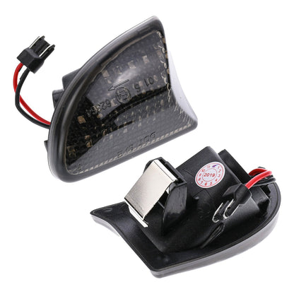 BRANDT Seitenblinker Set LED Kotflügel Blinker + Kabel Schwarz passend für Smart Fortwo II 451 Coupe Cabrio 07-14 Blinkleuchten