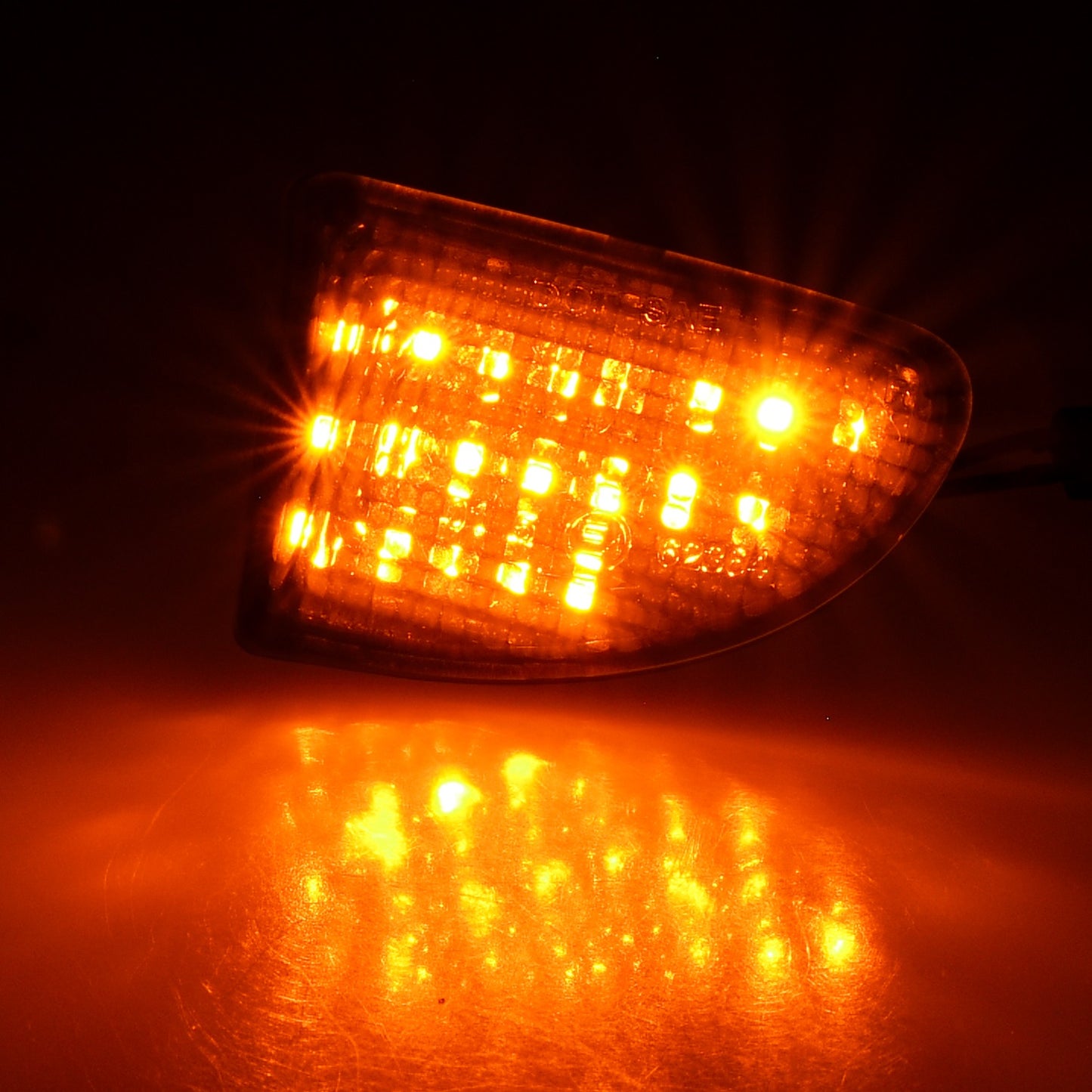 BRANDT Seitenblinker Set LED Kotflügel Blinker + Kabel Schwarz passend für Smart Fortwo II 451 Coupe Cabrio 07-14 Blinkleuchten
