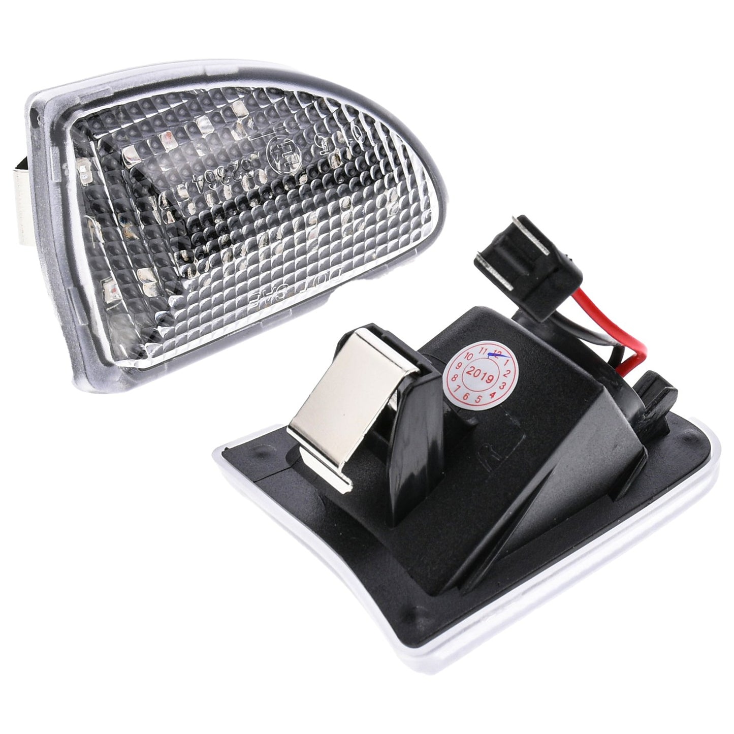 BRANDT Seitenblinker Set LED Kotflügel Blinker + Kabel Weiss passend für Smart Fortwo II 451 Coupe Cabrio 07-14 Blinkleuchten