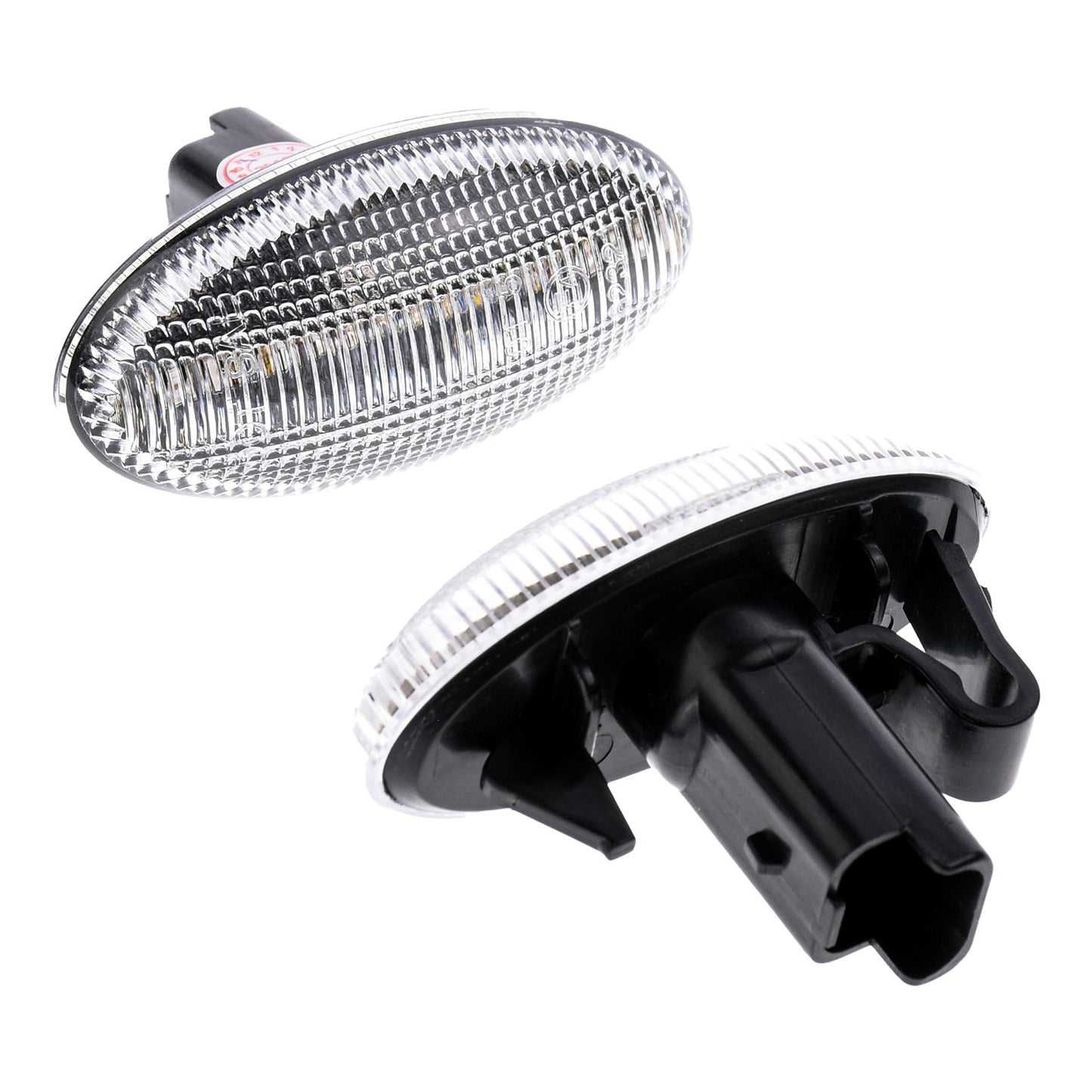 BRANDT Seitenblinker Set LED Kotflügel Blinker + Kabel Weiss passend für Citroen C1 I C2 I JM C3 I FC C5 I DC DE XSARA I II N1 Toyota Aygo I II AB10 AB40 Blinkleuchten