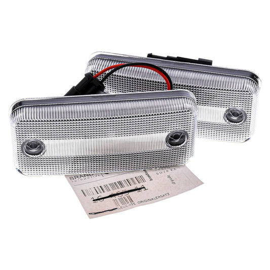 BRANDT Seitenblinker LED Seiten Blinker Weiss passend für Fiat Ducato III 250 251 IV 290 295 Peugeot Boxer II III Citroen Jumper Iveco Daily VI VII Seitenmarkierungsleuchten Blinkleuchten