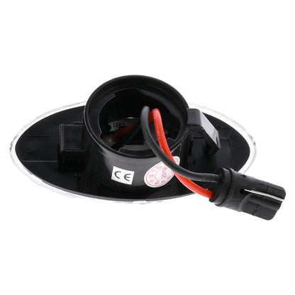 BRANDT Seitenblinker Set LED Kotflügel Blinker + Kabel Weiss passend für Mini Clubman R55 Hatch R56 Cabrio R57 Coupe R58 Roadster R59 Countryman R60 Blinkleuchten