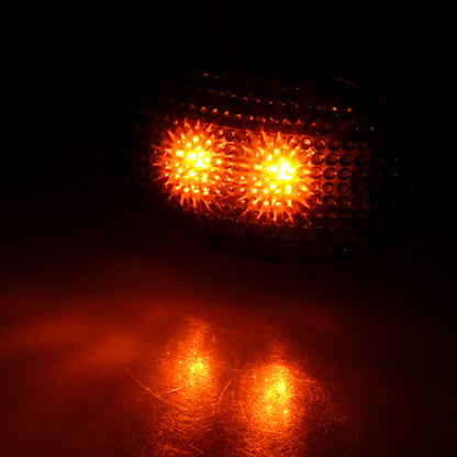 BRANDT Seitenblinker Set LED Kotflügel Blinker + Kabel Schwarz getönt passend für Mini One Cooper R50 Cooper S R53 Cabrio R52 01-08 Blinkleuchten