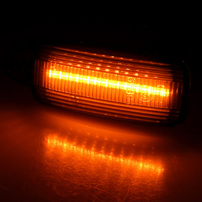 BRANDT Seitenblinker Set LED Kotflügel Blinker + Kabel Schwarz passend für Chrysler 200 II UF Sebring III JS 300C I SRT-8 LX LE Touring Town & Country V RT Grand Voyager V RT Blinkleuchten