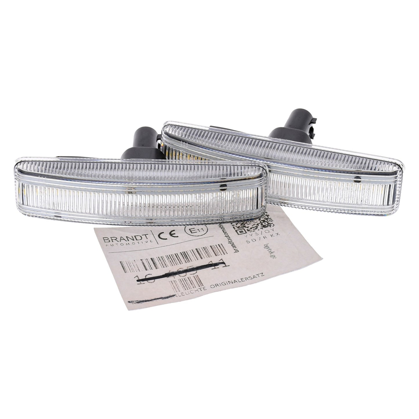 BRANDT Seitenblinker Set LED Kotflügel Blinker Weiss passend für Land Rover Defender I II 90 110 130 Discovery III IV L319 Range Rover II P38A Sport I L320 III Vogue L322 Blinkleuchten
