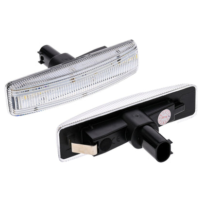 BRANDT Seitenblinker Set LED Kotflügel Blinker Weiss passend für Land Rover Defender I II 90 110 130 Discovery III IV L319 Range Rover II P38A Sport I L320 III Vogue L322 Blinkleuchten