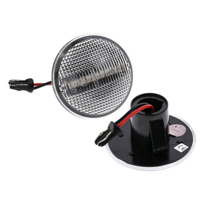 BRANDT Seitenblinker Set LED Kotflügel Blinker + Kabel Weiss passend für Land Rover Range Rover III LM322 L322 02-12 Blinkleuchten