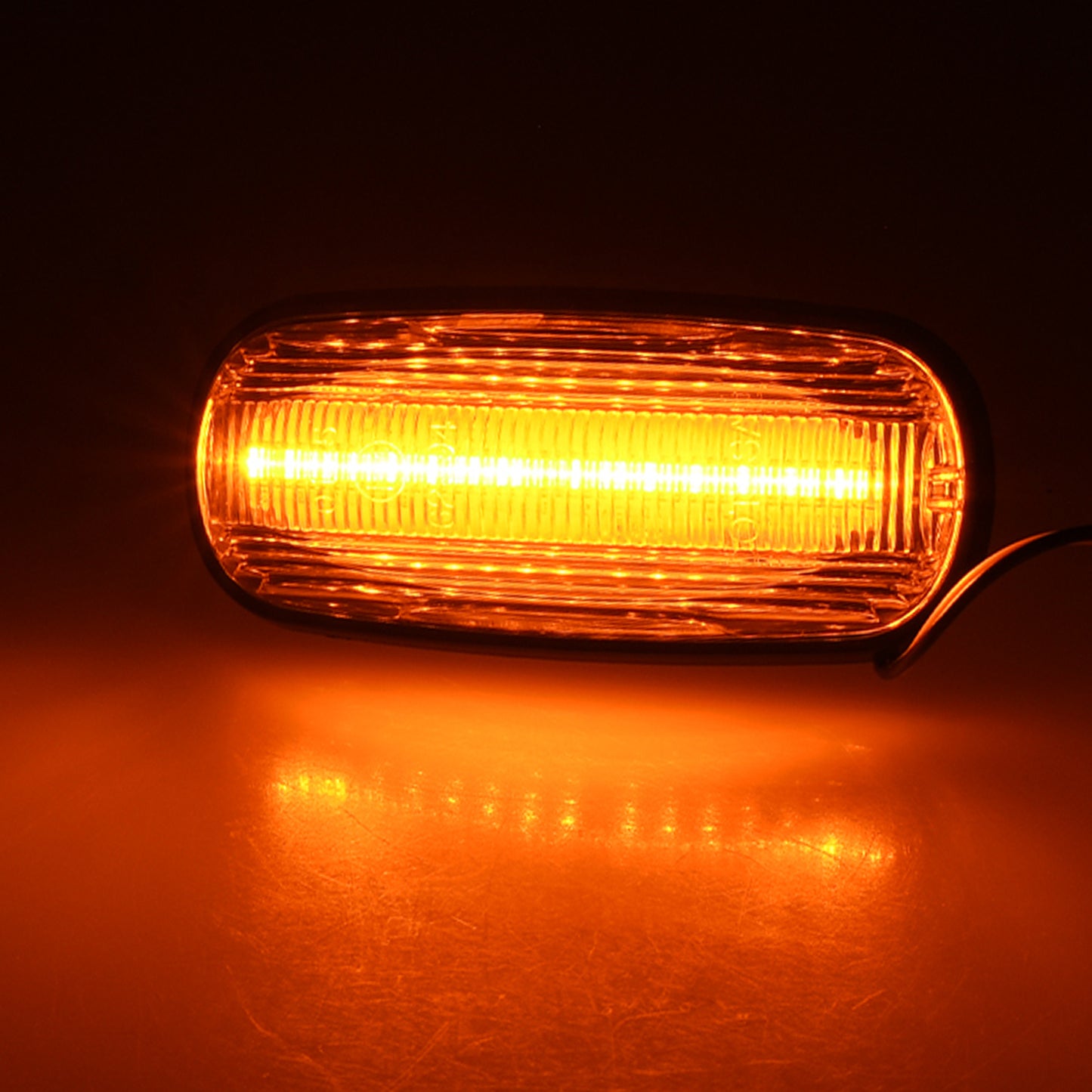 BRANDT Seitenblinker Set LED Kotflügel Blinker + Kabel Gelb passend für Land Rover Defender I Td5 Puma L316 Discovery II L318 Freelander I L314 MG ZS ZT ZT-T Rover 45 75 Blinkleuchten