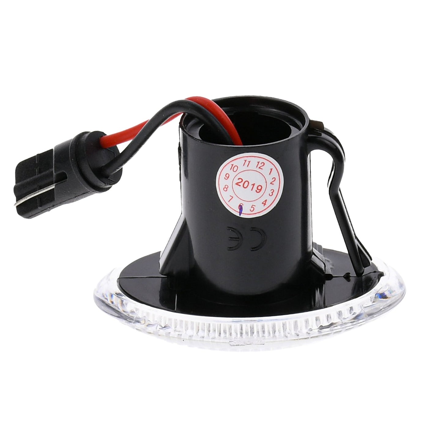 BRANDT Seitenblinker Set LED Kotflügel Blinker + Kabel Weiss passend für Fiat 500 I 500C 500L 312 Abarth 595 695 Alfa Romeo 4C Lancia Ypsilon II 843 Ford Ka II RU8 Blinkleuchten