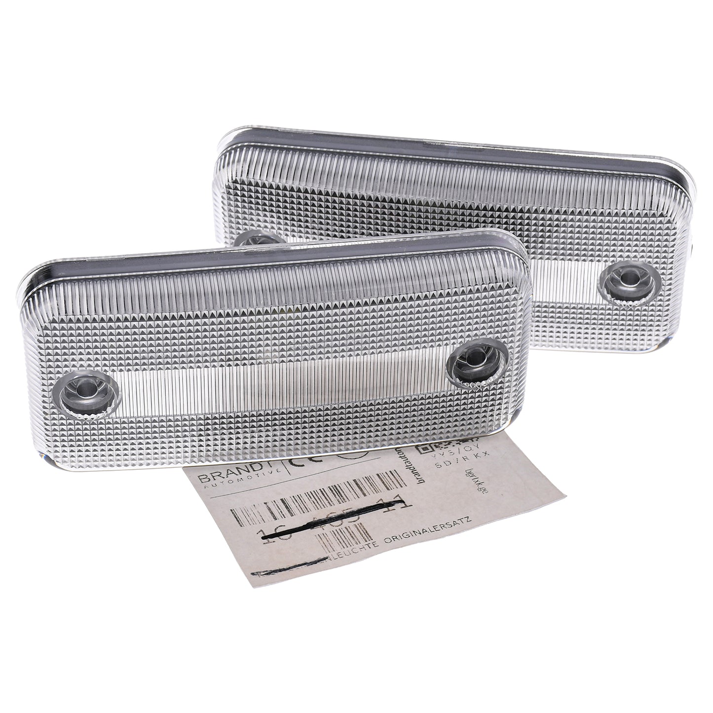 BRANDT Seitenmarkierungsleuchten LED Seiten Blinker Weiss passend für Renault Trucks Premium I II Magnum I Midliner I Midlum I MAN F2000 I Volvo Trucks FE I FL II Sattelzug Chassis Seitenleuchten