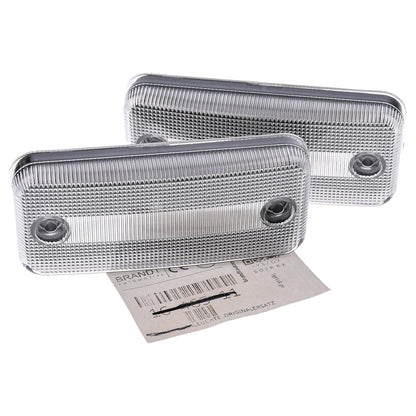 BRANDT Seitenmarkierungsleuchten LED Seiten Blinker Weiss passend für Renault Trucks Premium I II Magnum I Midliner I Midlum I MAN F2000 I Volvo Trucks FE I FL II Sattelzug Chassis Seitenleuchten