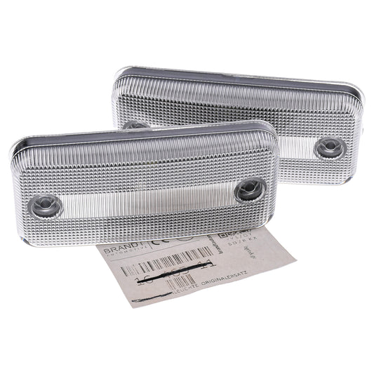 BRANDT Seitenmarkierungsleuchten LED Seiten Blinker Weiss passend für Fiat Ducato III IV Iveco Daily V DAF LF45 LF55 CF65 CF75 CF 85 95 XF 105 Sattelzug Chassis Seitenleuchten