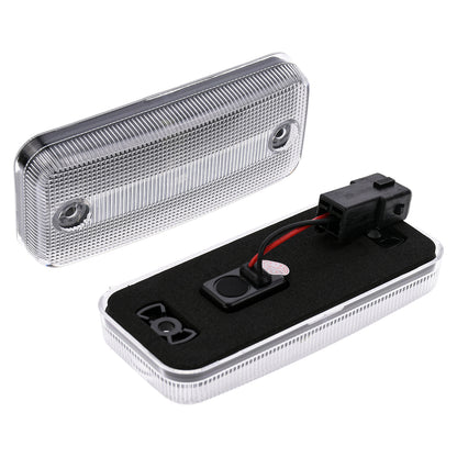 BRANDT Seitenmarkierungsleuchten LED Seiten Blinker Weiss passend für Renault Trucks Premium I II Magnum I Midliner I Midlum I MAN F2000 I Volvo Trucks FE I FL II Sattelzug Chassis Seitenleuchten